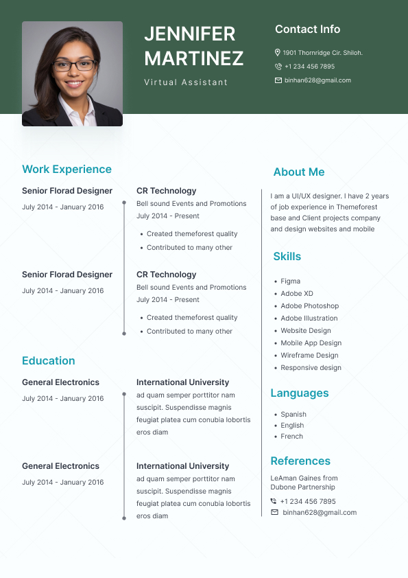 Resume Template Fusion